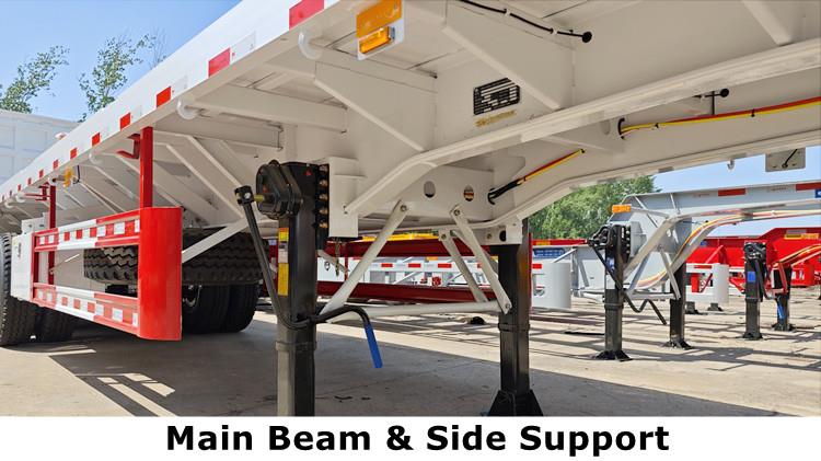 CIMC 40 FT 3 Axle Flatbed Semi Trailer for Sale