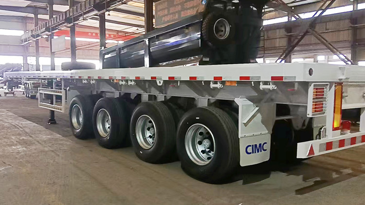 CIMC 4 Axle Flatbed Trailer for Sale Near Me