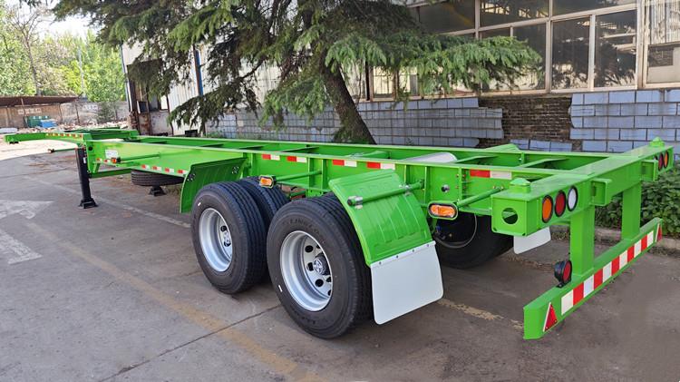 CIMC 2 Axle 40FT Gooseneck Container Chassis Trailer Price