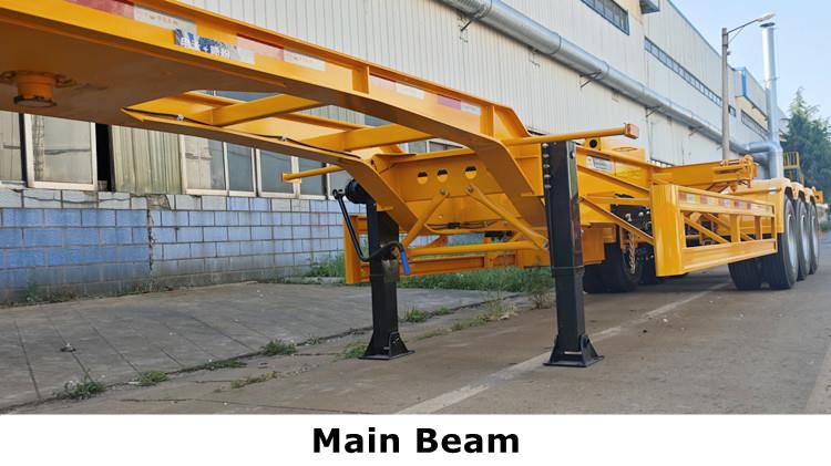 CIMC Tri Axle Gooseneck Skeletal Trailer for Sale