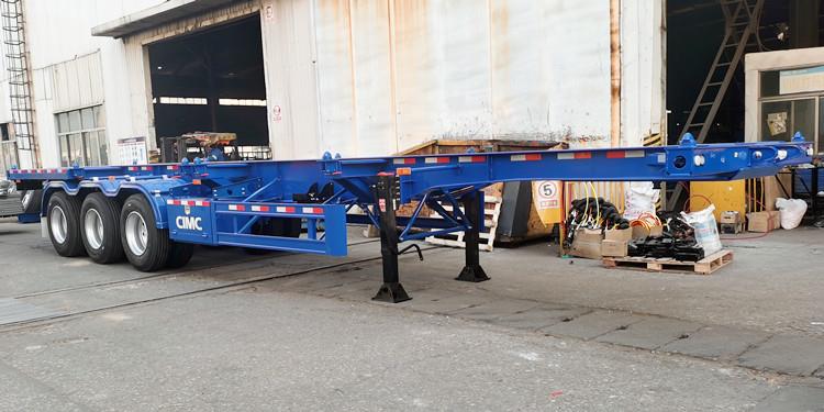 CIMC Tri Axle Intermodal Shipping Container Chassis for Sale
