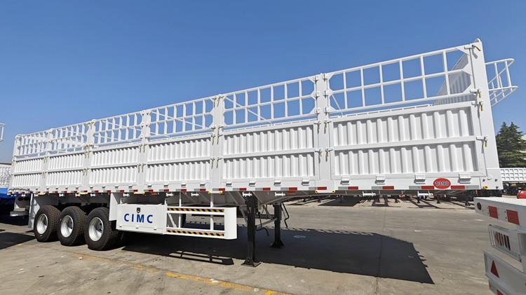 CIMC 3 Axle Livestock Transport Stake Semi Trailer Price
