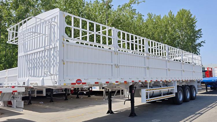 CIMC 3 Axle Livestock Transport Stake Semi Trailer Price