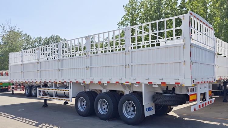 CIMC 3 Axle Livestock Transport Stake Semi Trailer Price