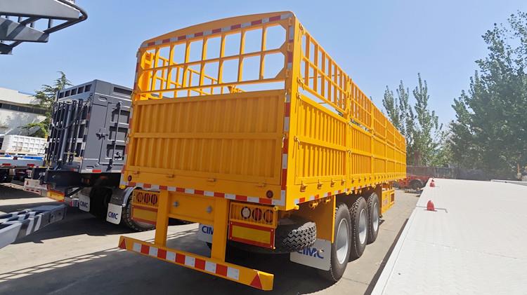CIMC 60 Ton Fence Cargo Semi Trailer for Sale