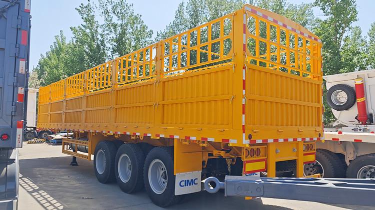 CIMC 60 Ton Fence Cargo Semi Trailer for Sale