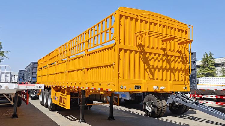 CIMC 60 Ton Fence Cargo Semi Trailer for Sale