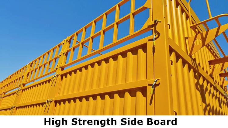 CIMC 60 Ton Fence Cargo Semi Trailer for Sale
