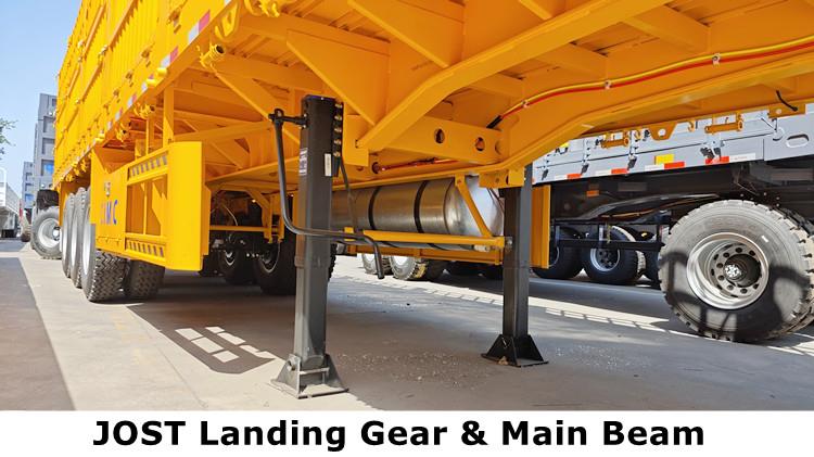 CIMC 60 Ton Fence Cargo Semi Trailer for Sale