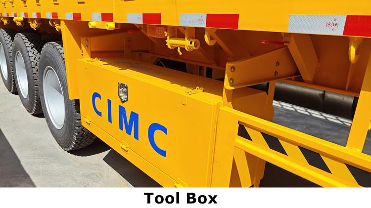 CIMC 60 Ton Fence Cargo Semi Trailer for Sale