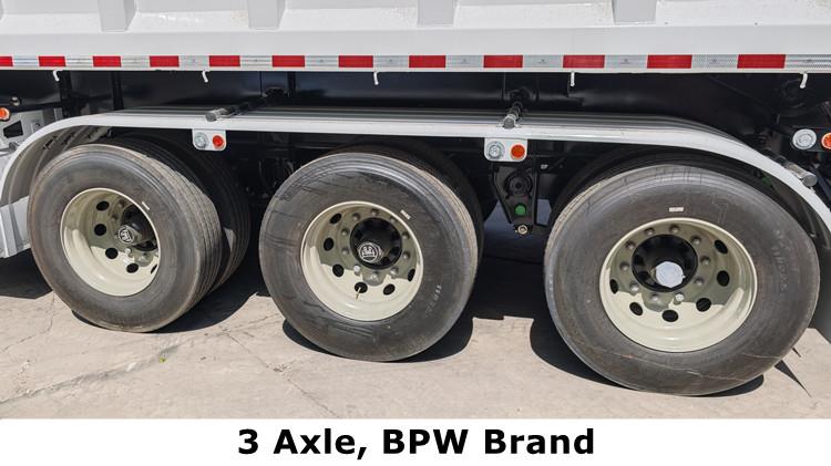 CIMC Tri Axle 30 Cube Semi Tipper Trailer for Sale