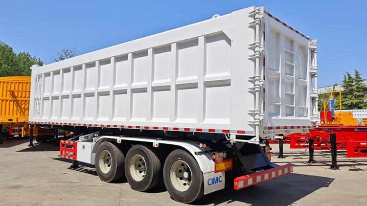 CIMC Tri Axle 30 Cube Semi Tipper Trailer for Sale