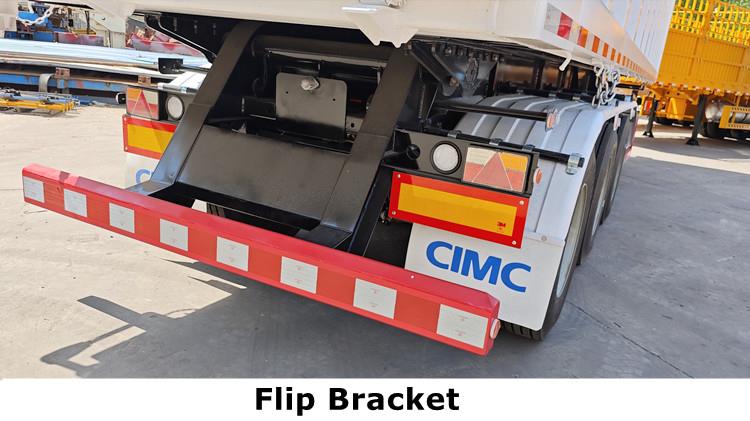 CIMC Tri Axle 30 Cube Semi Tipper Trailer for Sale