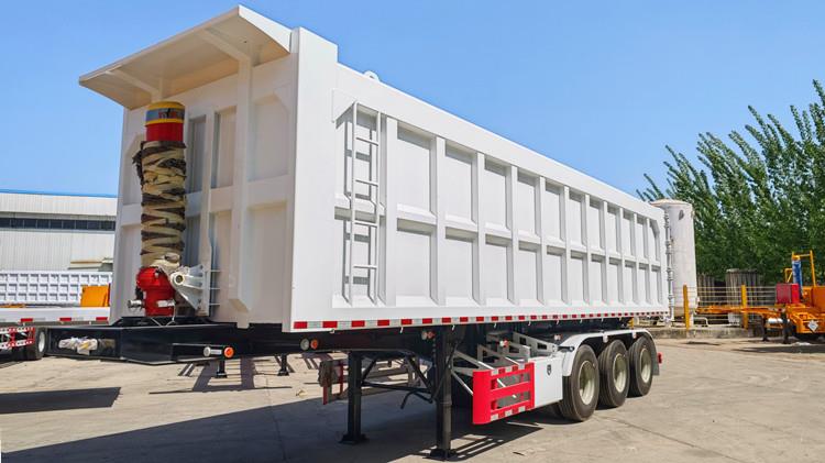 CIMC Tri Axle 30 Cube Semi Tipper Trailer for Sale