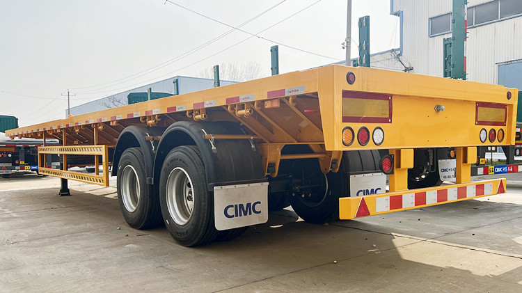 CIMC 2 Axle Container Flatbed Trailer Cost