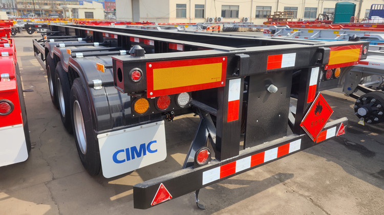 CIMC 40FT Shipping Container Skeleton Trailer for Sale