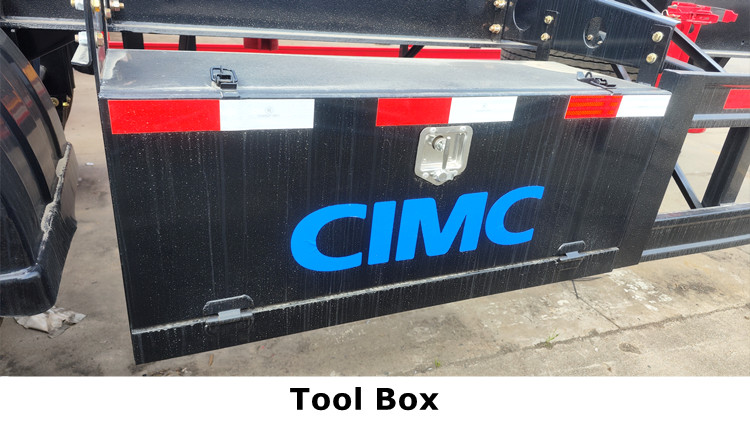 CIMC 40FT Shipping Container Skeleton Trailer for Sale
