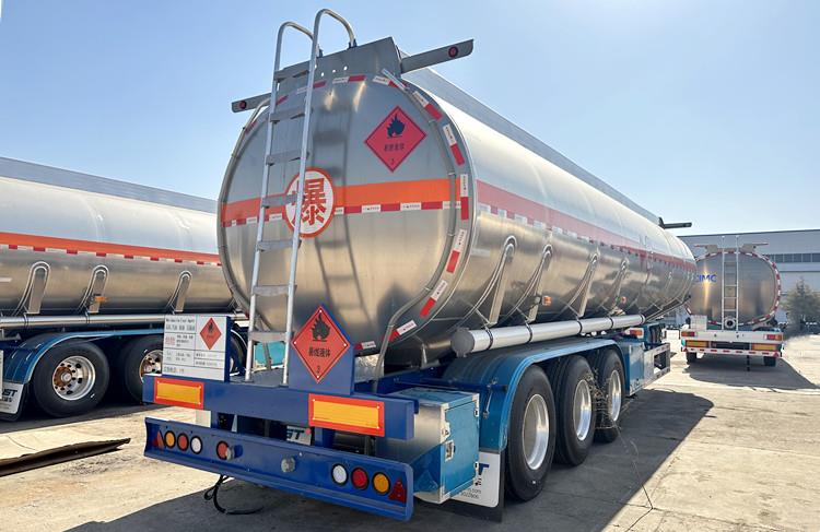 CIMC 50000 Liters Aluminum Fuel Tanker Semi Trailer for Sale