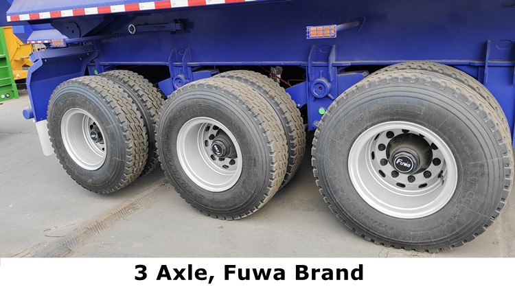 CIMC 60 Ton End Dump Truck Trailer for Sale
