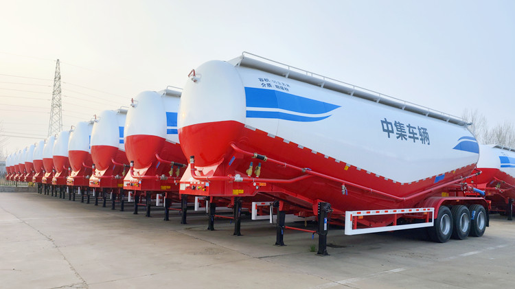 CIMC 55CBM Bulk Cement Tanker Trailer for Sale