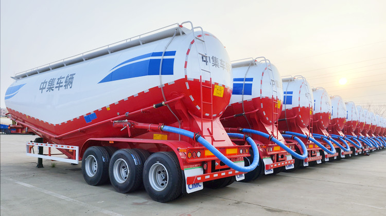 CIMC 55CBM Bulk Cement Tanker Trailer for Sale