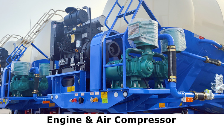CIMC Dry Bulk Powder Cement Tanker for Sale