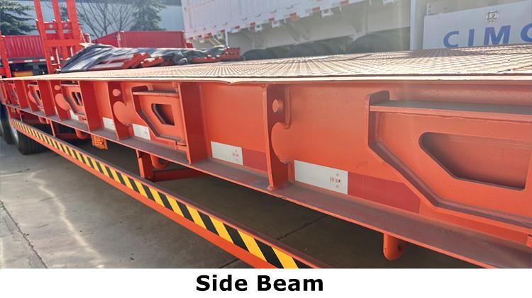 CIMC 4 Axle 100 Ton Lowbed Trailer for Sale