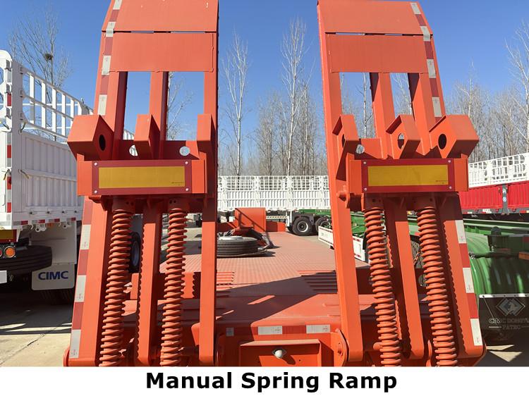 CIMC 4 Axle 100 Ton Lowbed Trailer for Sale
