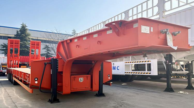 CIMC 4 Axle 100 Ton Lowbed Trailer for Sale