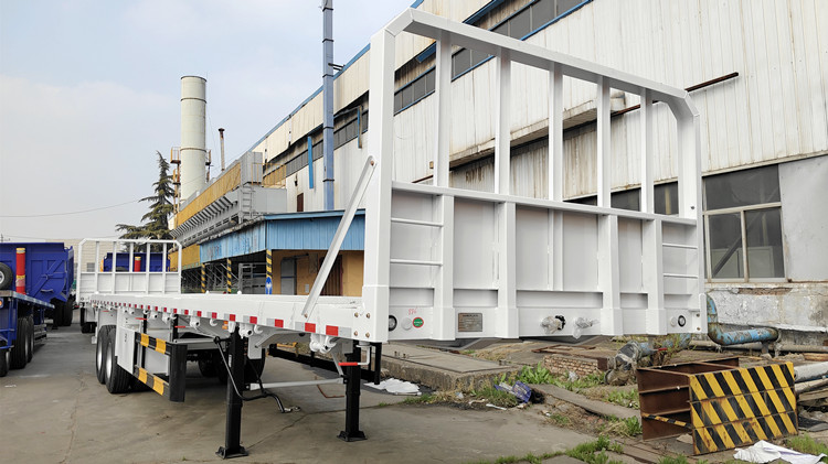 CIMC 2 Axle Flatbed Trailer with Air Suspension
