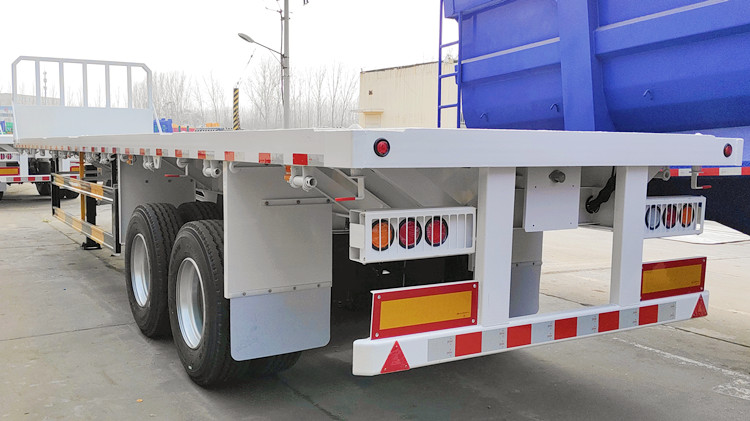 CIMC 2 Axle Flatbed Trailer with Air Suspension