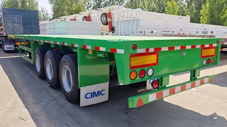 CIMC Tri Axle Flatbed Trailer for Sale Manufacturers