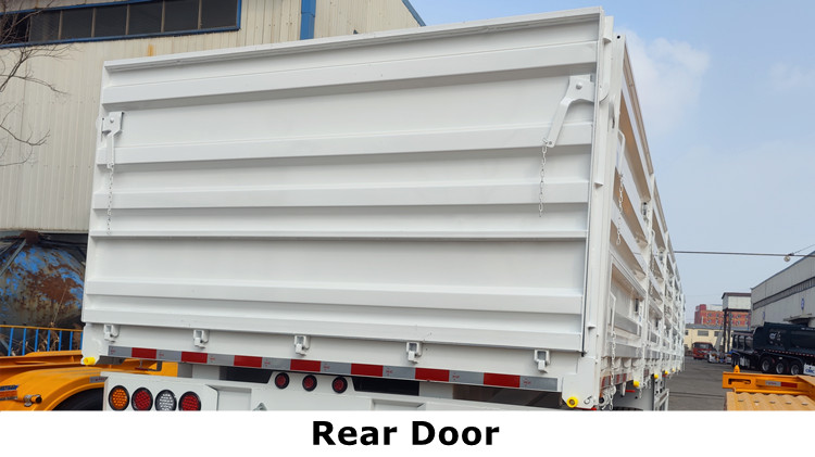 CIMC Tri Axle Grain Semi Trailer for Sale in Zimbabwe
