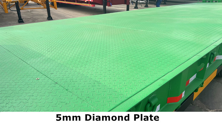 CIMC 5 Axle Semi Lowbed Truck Trailer for Sale