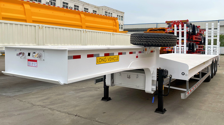 CIMC 3 Axle Lowbed Semi Trailer for Sale