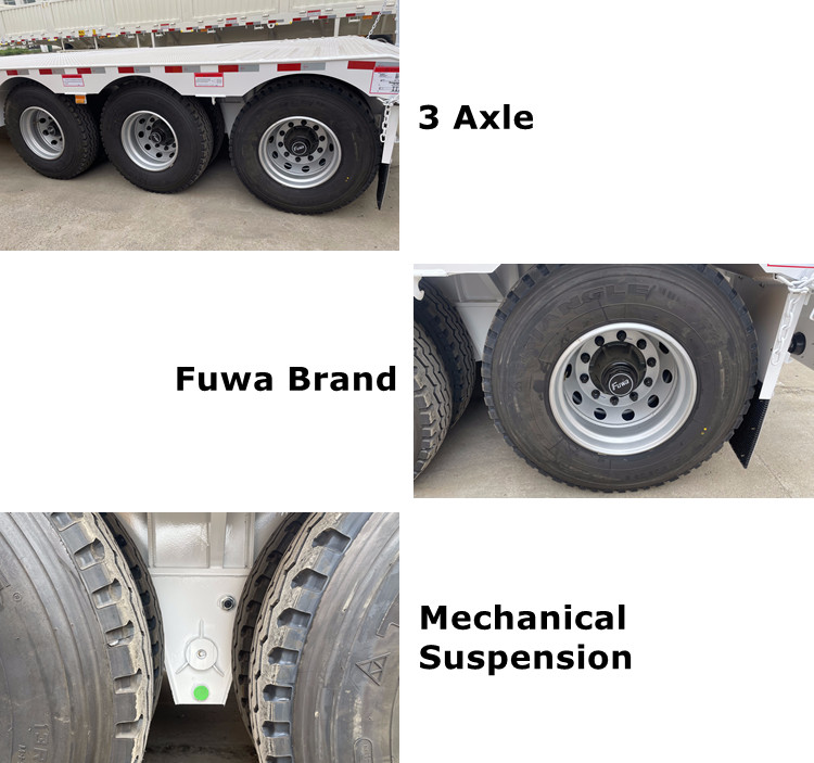 CIMC 3 Axle Lowbed Semi Trailer for Sale
