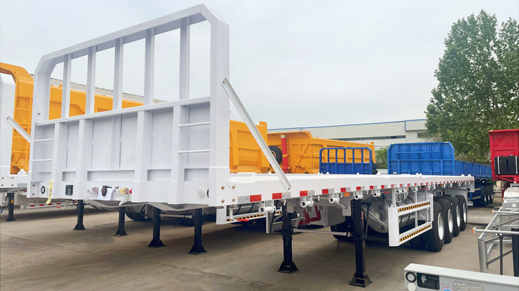 CIMC 4 Axle Flatbed Trailer with Front Board