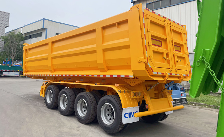 CIMC 4 Axle Heavy Duty Tipper Trailer Price