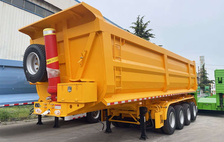 CIMC 4 Axle Heavy Duty Tipper Trailer Price