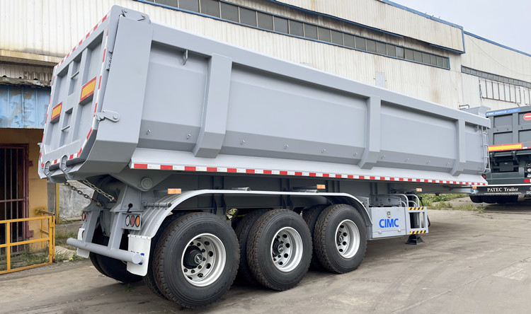CIMC Tri Axle Semi Dump Trailers for Sale