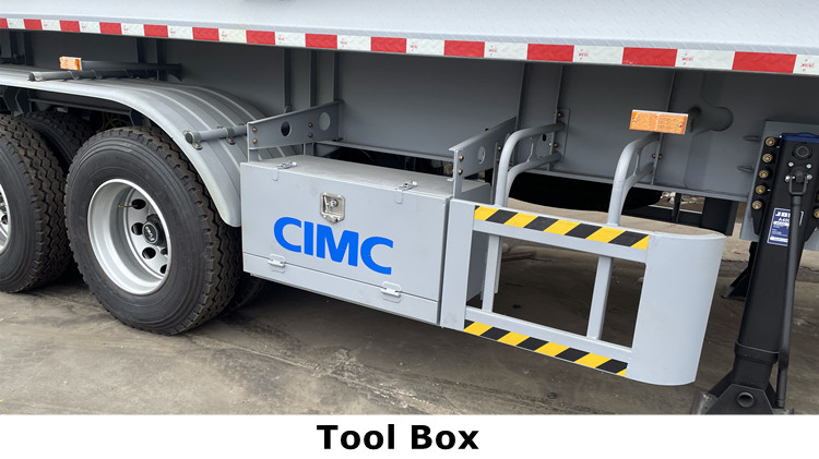 CIMC Tri Axle Semi Dump Trailers for Sale