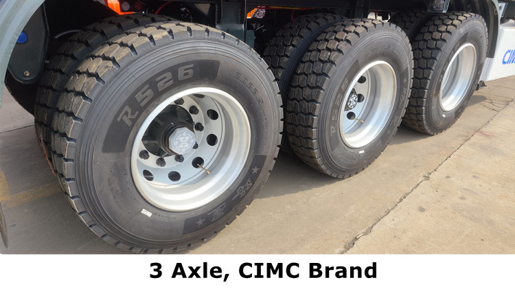 CIMC 3 Axle Hydraulic Tipper Semi Trailer for Sale