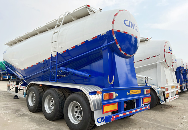 Several CIMC Cement Tanker Trailers are Ready to Ship