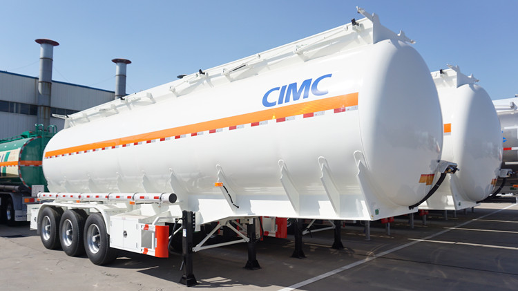 CIMC Tri Axle 40000 Liters Palm Oil Tanker Trailer for Sale