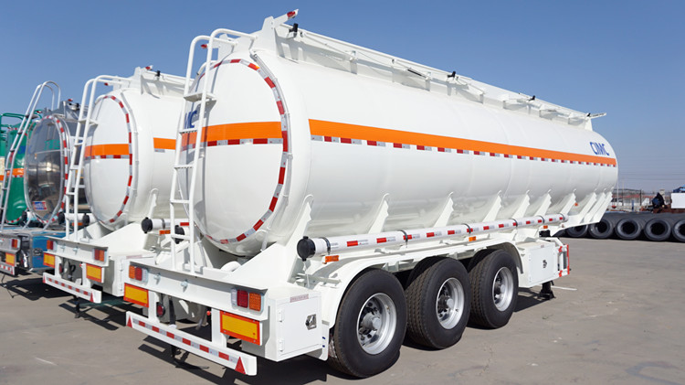 CIMC Tri Axle 40000 Liters Palm Oil Tanker Trailer for Sale