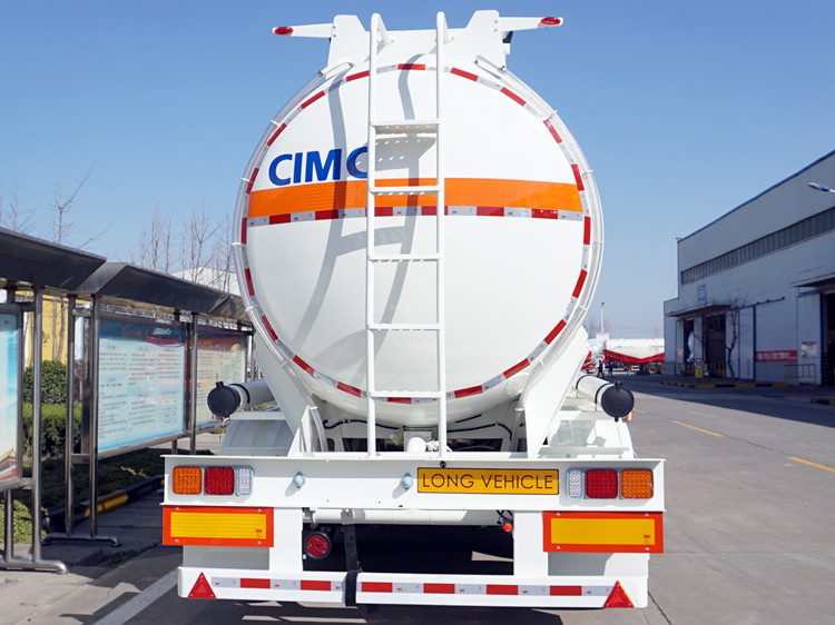 CIMC Tri Axle 40000 Liters Palm Oil Tanker Trailer for Sale