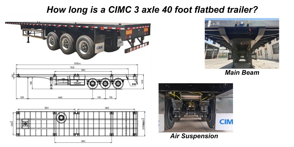 CIMC Flatbed Trailer Prices for Sale