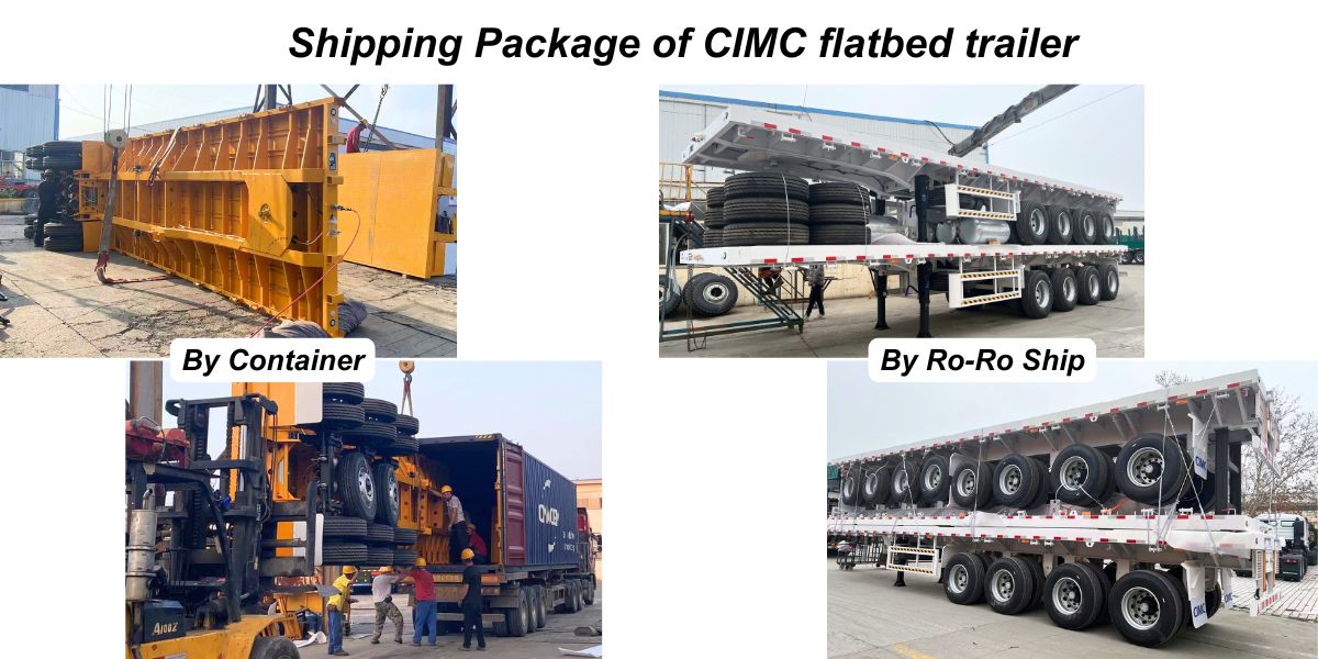 CIMC Flatbed Trailer Prices for Sale
