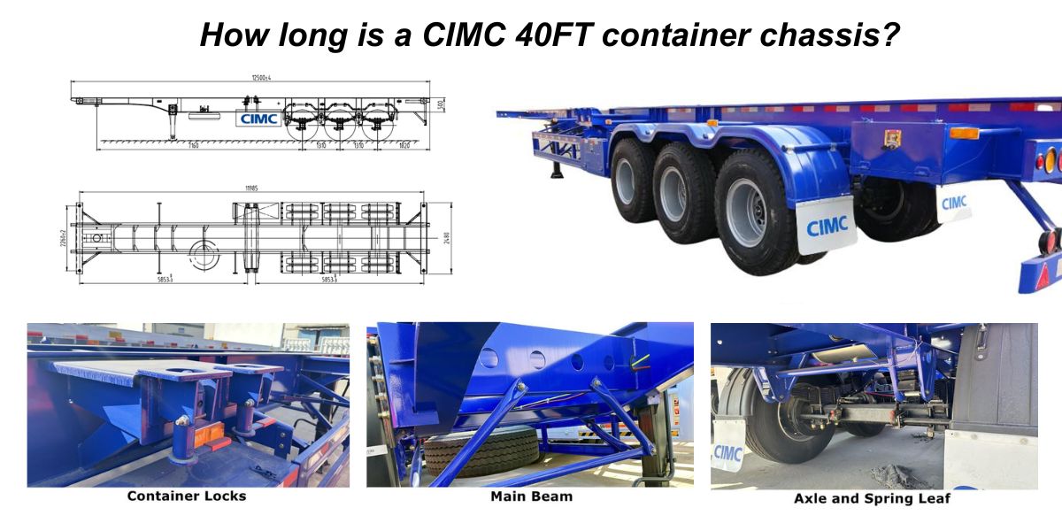 CIMC Intermodal Container Chassis for Sale