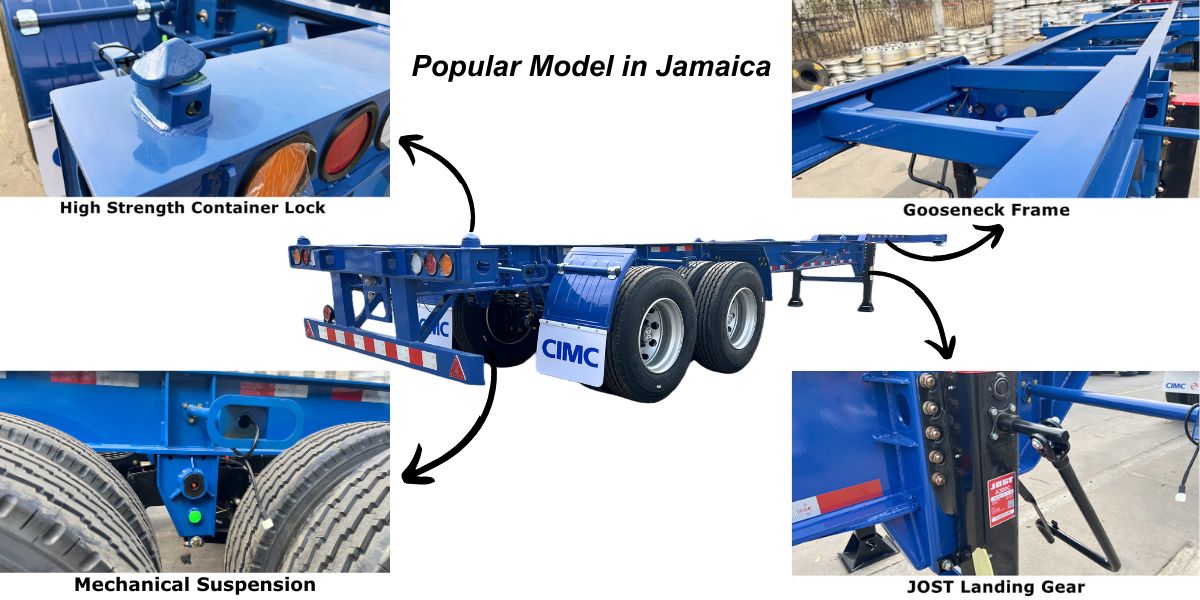 CIMC Intermodal Container Chassis for Sale